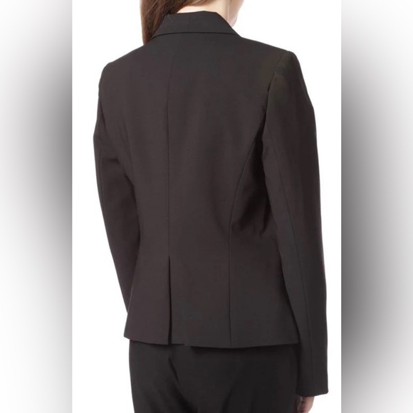 Calvin Klein ,2 button, Petite Blazer, Black, size 12P - Picture 2 of 12